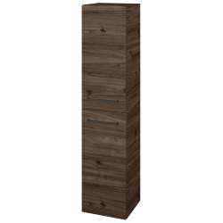 Dreja - Vysoká skriňa DOS SVD2 35 - D25 Teak / Úchytka T06 / D25 Teak / Levé (460440HL)