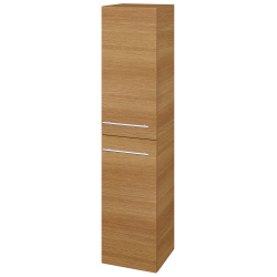 Dreja - Vysoká skriňa DOS SVD2 35 - D29 Honey / Úchytka T02 / D29 Honey / Levé (512037BL)