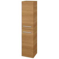 Dreja - Vysoká skriňa DOS SVD2 35 - D29 Honey / Úchytka T03 / D29 Honey / Levé (512037CL)