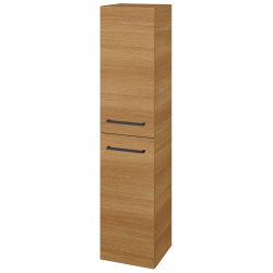 Dreja - Vysoká skriňa DOS SVD2 35 - D29 Honey / Úchytka T06 / D29 Honey / Levé (512037HL)