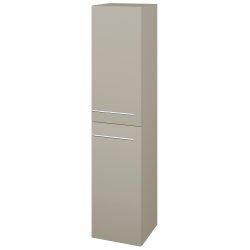 Dreja - Vysoká skriňa DOS SVD2 35 - L04 Béžová vysoký lesk / Úchytka T02 / L04 Béžová vysoký lesk / Levé (116699B)