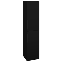 Dreja - Vysoká skriňa DOS SVD2 35 - L17 Čierna vysoký lesk / Úchytka T07 / L17 Čierná vysoký lesk / Pravé (460402IP)