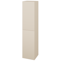 Dreja - Vysoká skriňa DOS SVD2 35 - L19 Cream vysoký lesk / Bez úchytky T31 / L19 Cream vysoký lesk / Levé (978075DL)