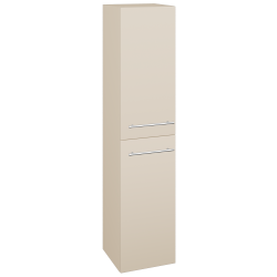 Dreja - Vysoká skriňa DOS SVD2 35 - L19 Cream vysoký lesk / Úchytka T02 / L19 Cream vysoký lesk / Pravé (978075BP)