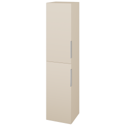 Dreja - Vysoká skriňa DOS SVD2 35 - L19 Cream vysoký lesk / Úchytka T05 / L19 Cream vysoký lesk / Levé (978075FL)