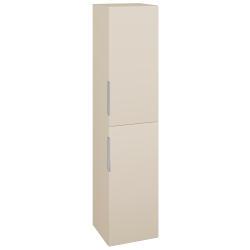 Dreja - Vysoká skriňa DOS SVD2 35 - L19 Cream vysoký lesk / Úchytka T05 / L19 Cream vysoký lesk / Pravé (978075FP)