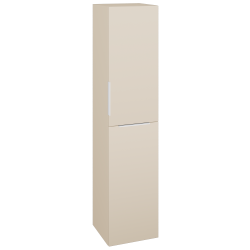 Dreja - Vysoká skriňa DOS SVD2 35 - L19 Cream vysoký lesk / Úchytka T08 / L19 Cream vysoký lesk / Pravé (978075JP)