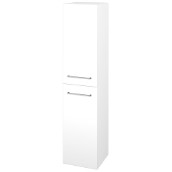 Dreja - Vysoká skriňa DOS SVD2 35 - M01 Biela mat / Úchytka T04 / M01 Biela mat / Levé (210373E)