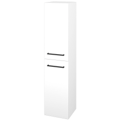 Dreja - Vysoká skriňa DOS SVD2 35 - M01 Biela mat / Úchytka T06 / M01 Biela mat / Levé (210373H)