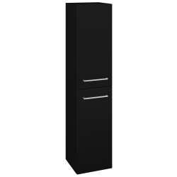 Dreja - Vysoká skriňa DOS SVD2 35 - M17 Čierna mat / Úchytka T04 / M17 Čierna mat / Pravé (460396EP)