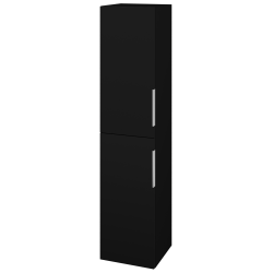 Dreja - Vysoká skriňa DOS SVD2 35 - M17 Čierna mat / Úchytka T05 / M17 Čierna mat / Levé (460396F)