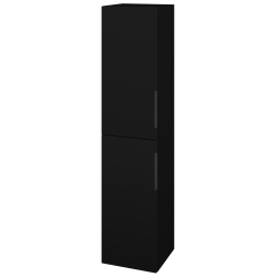 Dreja - Vysoká skriňa DOS SVD2 35 - M17 Čierna mat / Úchytka T07 / M17 Čierna mat / Levé (460396I)