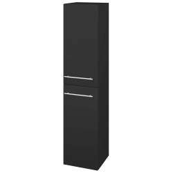 Dreja - Vysoká skriňa DOS SVD2 35 - N03 Graphite / Úchytka T02 / N03 Graphite / Levé (210472B)