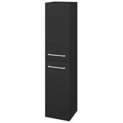 Dreja - Vysoká skriňa DOS SVD2 35 - N03 Graphite / Úchytka T03 / N03 Graphite / Levé (210472CL)