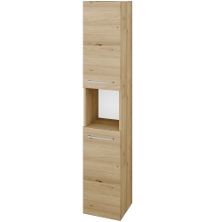 Dreja - Vysoká skriňa DOS SVD2O 35 - D22 Karamel / Úchytka T04 / D22 Karamel / Levé (460822E)