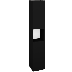 Dreja - Vysoká skriňa DOS SVD2O 35 - M17 Čierna mat / Bez úchytky T31 / M17 Čierna mat / Pravé (460747DP)