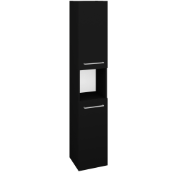 Dreja - Vysoká skriňa DOS SVD2O 35 - M17 Čierna mat / Úchytka T04 / M17 Čierna mat / Pravé (460747EP)