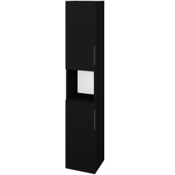 Dreja - Vysoká skriňa DOS SVD2O 35 - M17 Čierna mat / Úchytka T07 / M17 Čierna mat / Levé (460747I)