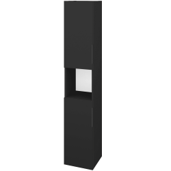 Dreja - Vysoká skriňa DOS SVD2O 35 - N03 Graphite / Úchytka T07 / N03 Graphite / Levé (280574I)