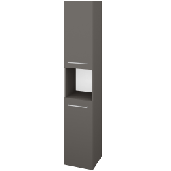 Dreja - Vysoká skriňa DOS SVD2O 35 - N06 Lava / Úchytka T04 / N06 Lava / Levé (280581E)