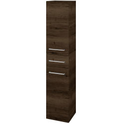 Dreja - Vysoká skriňa DOS SVD2Z 35 - D21 Tobacco / Úchytka T04 / D21 Tobacco / Levé (280130E)