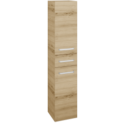 Dreja - Vysoká skriňa DOS SVD2Z 35 - D22 Karamel / Úchytka T01 / D22 Karamel / Pravé (460136AP)