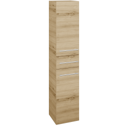 Dreja - Vysoká skriňa DOS SVD2Z 35 - D22 Karamel / Úchytka T02 / D22 Karamel / Pravé (460136BP)