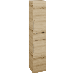 Dreja - Vysoká skriňa DOS SVD2Z 35 - D22 Karamel / Úchytka T07 / D22 Karamel / Pravé (460136IP)