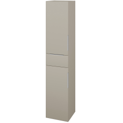 Dreja - Vysoká skriňa DOS SVD2Z 35 - L04 Béžová vysoký lesk / Úchytka T05 / L04 Béžová vysoký lesk / Levé (117009F)