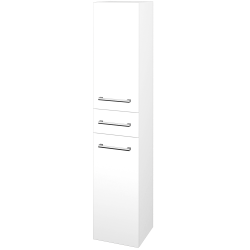 Dreja - Vysoká skriňa DOS SVD2Z 35 - M01 Biela mat / Úchytka T03 / M01 Biela mat / Levé (209827C)