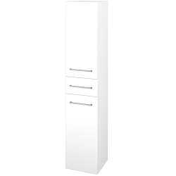 Dreja - Vysoká skriňa DOS SVD2Z 35 - M01 Biela mat / Úchytka T04 / M01 Biela mat / Levé (209827E)