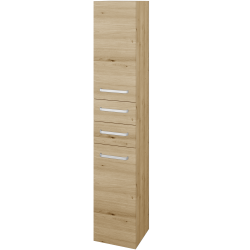 Dreja - Vysoká skriňa DOS SVD2Z2 35 - D22 Karamel / Úchytka T01 / D22 Karamel / Levé (459758A)