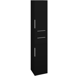 Dreja - Vysoká skriňa DOS SVD2Z2 35 - M17 Čierna mat / Úchytka T05 / M17 Čierna mat / Pravé (459673FP)