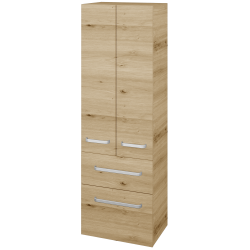Dreja - Vysoká skriňa DOS SVD2Z2 50 - D22 Karamel / Úchytka T01 / D22 Karamel (459215A)