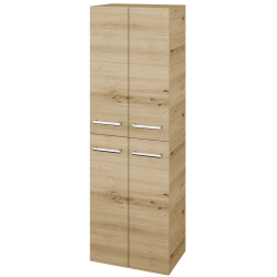 Dreja - Vysoká skriňa DOS SVD4 50 - D22 Karamel / Úchytka T03 / D22 Karamel (458324C)