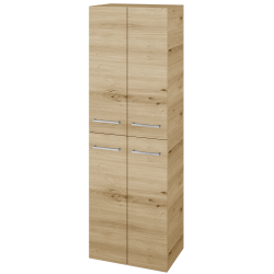 Dreja - Vysoká skriňa DOS SVD4 50 - D22 Karamel / Úchytka T04 / D22 Karamel (458324E)