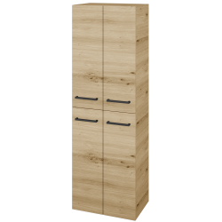 Dreja - Vysoká skriňa DOS SVD4 50 - D22 Karamel / Úchytka T06 / D22 Karamel (458324H)