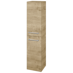 Dreja - Vysoká skriňa s košom na bielizeň DOS SVD2K 35 - D09 Arlington / Úchytka T03 / D09 Arlington / Levé (210588C)