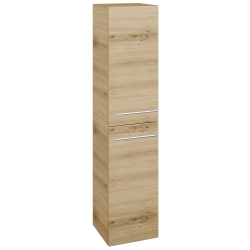 Dreja - Vysoká skriňa s košom na bielizeň DOS SVD2K 35 - D22 Karamel / Úchytka T02 / D22 Karamel / Pravé (460112BP)