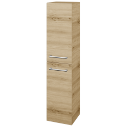 Dreja - Vysoká skriňa s košom na bielizeň DOS SVD2K 35 - D22 Karamel / Úchytka T03 / D22 Karamel / Levé (460112C)