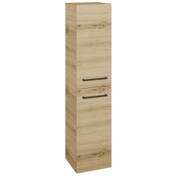 Dreja - Vysoká skriňa s košom na bielizeň DOS SVD2K 35 - D22 Karamel / Úchytka T06 / D22 Karamel / Pravé (460112HP)