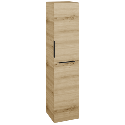 Dreja - Vysoká skriňa s košom na bielizeň DOS SVD2K 35 - D22 Karamel / Úchytka T07 / D22 Karamel / Pravé (460112IP)