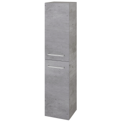 Dreja - Vysoká skriňa s košom na bielizeň DOS SVD2K 35 - D25 Teak / Úchytka T04 / D25 Teak / Levé (460082E)