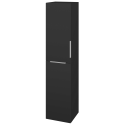 Dreja - Vysoká skriňa s košom na bielizeň DOS SVD2K 35 - N03 Graphite / Úchytka T05 / N03 Graphite / Levé (210939FL)