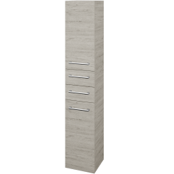 Dreja - Vysoká skriňa s košom na bielizeň DOS SVD2Z2K 35 - D05 Oregon / Úchytka T03 / D05 Oregon / Levé (356224C)