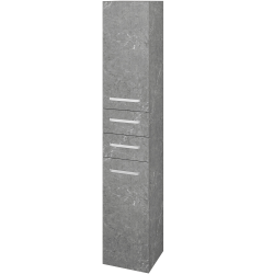 Dreja - Vysoká skriňa s košom na bielizeň DOS SVD2Z2K 35 - D20 Galaxy / Úchytka T01 / D20 Galaxy / Levé (356309A)