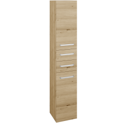 Dreja - Vysoká skriňa s košom na bielizeň DOS SVD2Z2K 35 - D22 Karamel / Úchytka T01 / D22 Karamel / Pravé (459574AP)