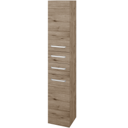 Dreja - Vysoká skriňa s košom na bielizeň DOS SVD2Z2K 35 - D23 Herkules / Úchytka T01 / D23 Herkules / Levé (459567A)