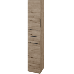 Dreja - Vysoká skriňa s košom na bielizeň DOS SVD2Z2K 35 - D23 Herkules / Úchytka T07 / D23 Herkules / Levé (459567I)