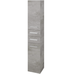 Dreja - Vysoká skriňa s košom na bielizeň DOS SVD2Z2K 35 - D26 Ontario / Úchytka T04 / D26 Ontario / Levé (459536E)